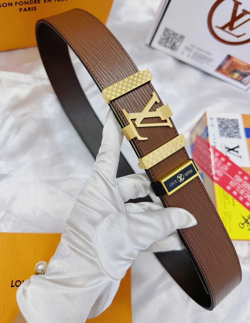 Louis Vuitton Brown Leather - Hình 6