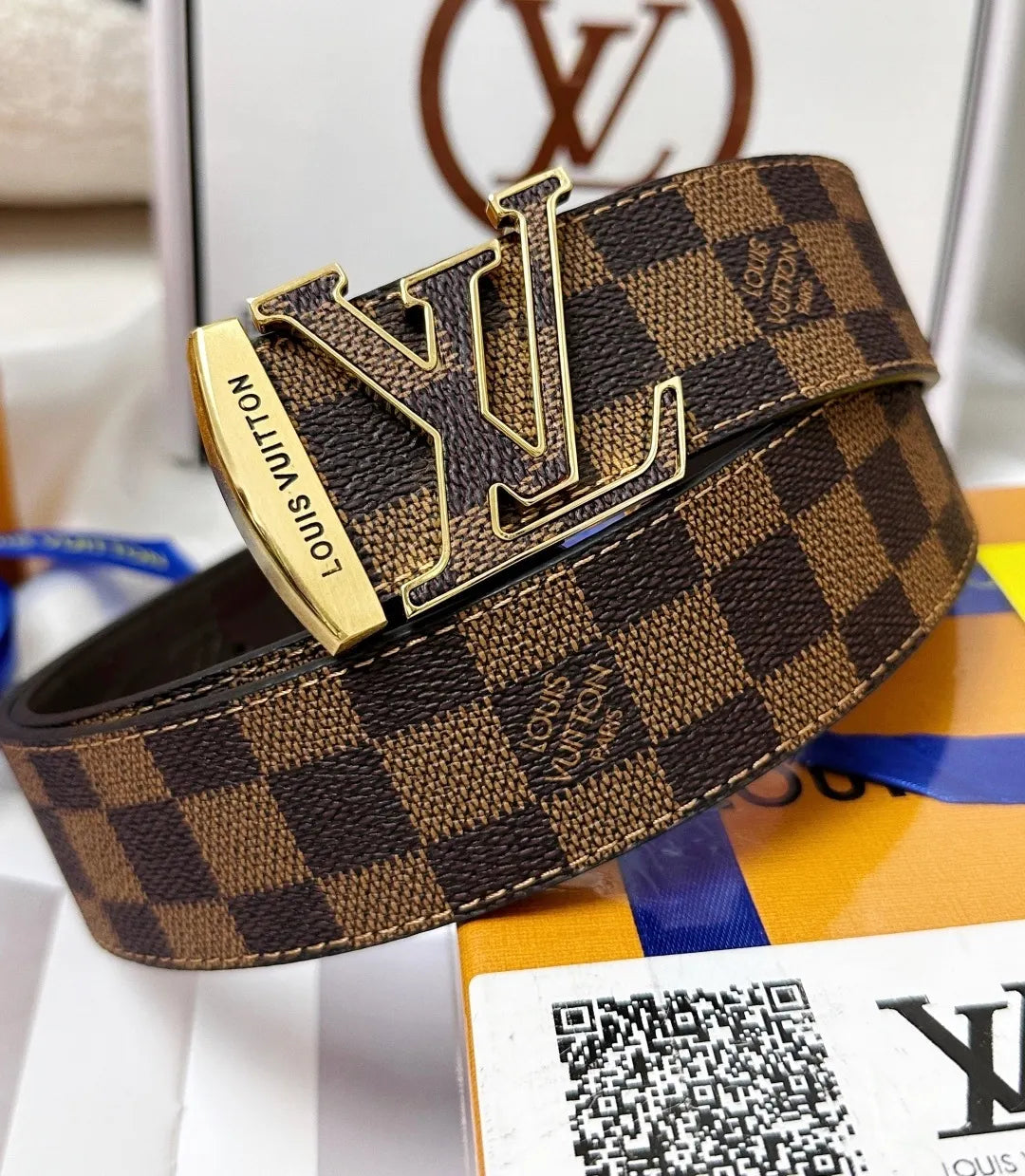 Damier Ebene LV Belt