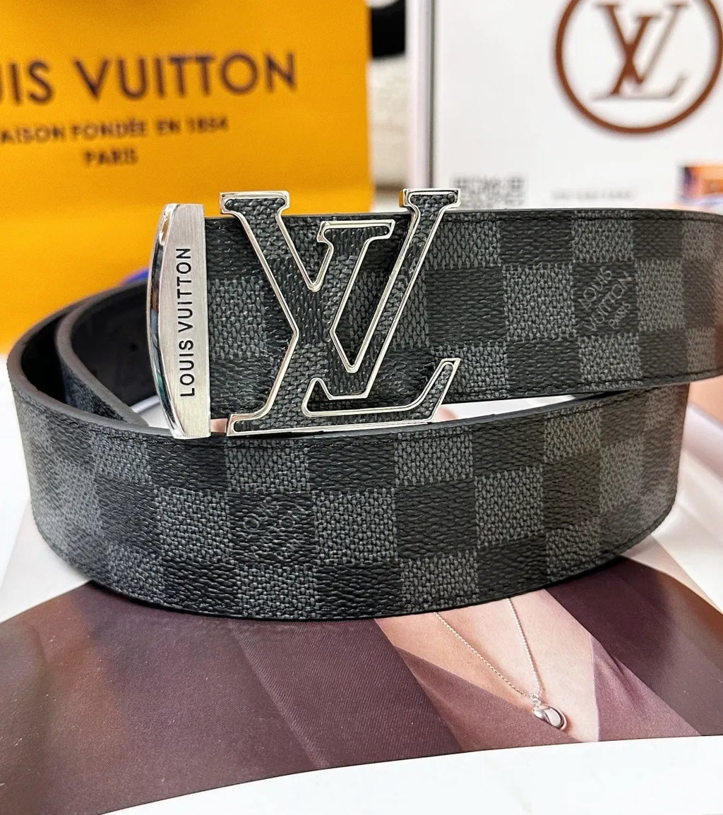Damier Ebene LV Belt - Hình 4