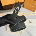 Louis Vuitton Black Embossed