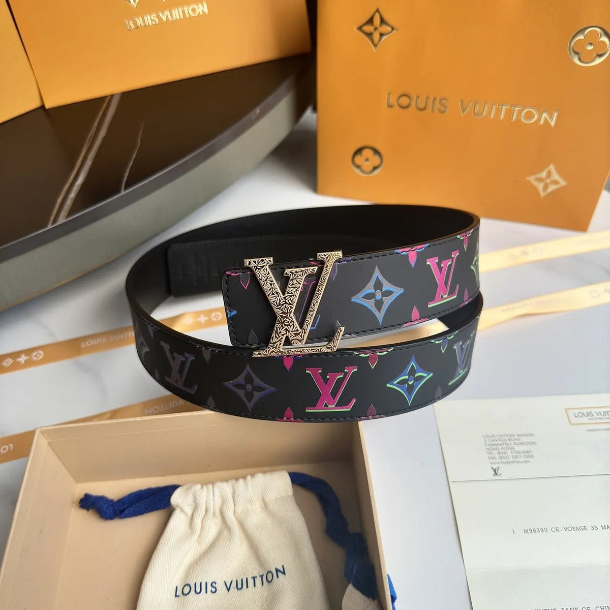 Louis Vuitton Rainbow Belt