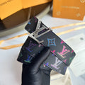 LV Black Multicolor Belt