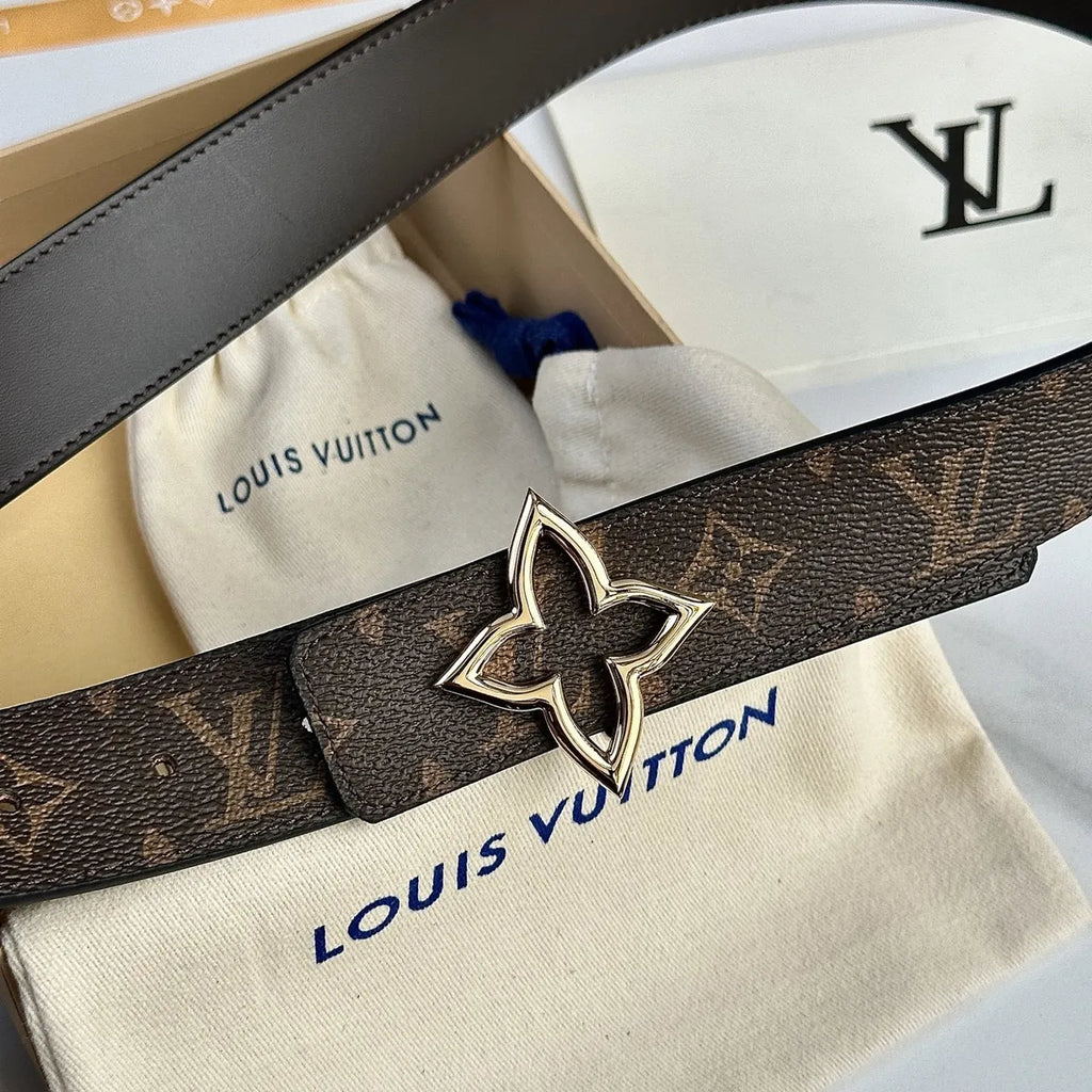 LV Monogram Flower Belt - Hình 4