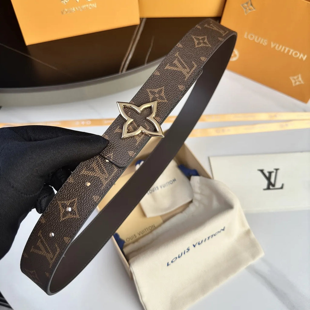 LV Monogram Flower Belt - Hình 5