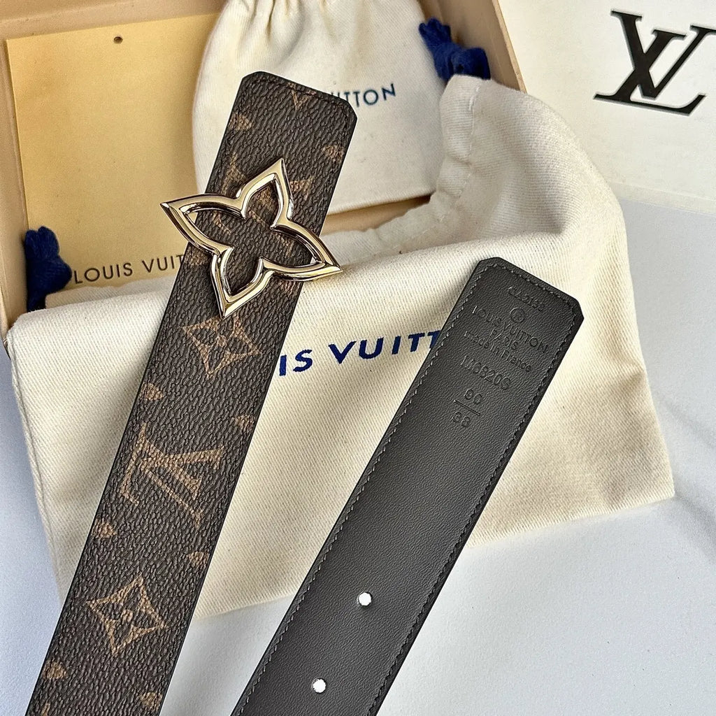 LV Monogram Flower Belt - Hình 6