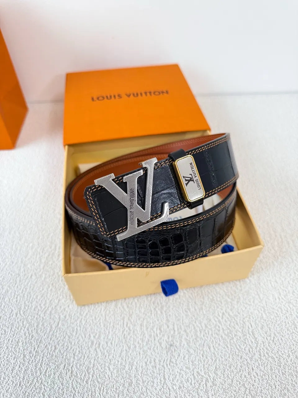 Louis Vuitton Alligator Belt