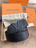 Louis Vuitton Black Monogrammed Belt