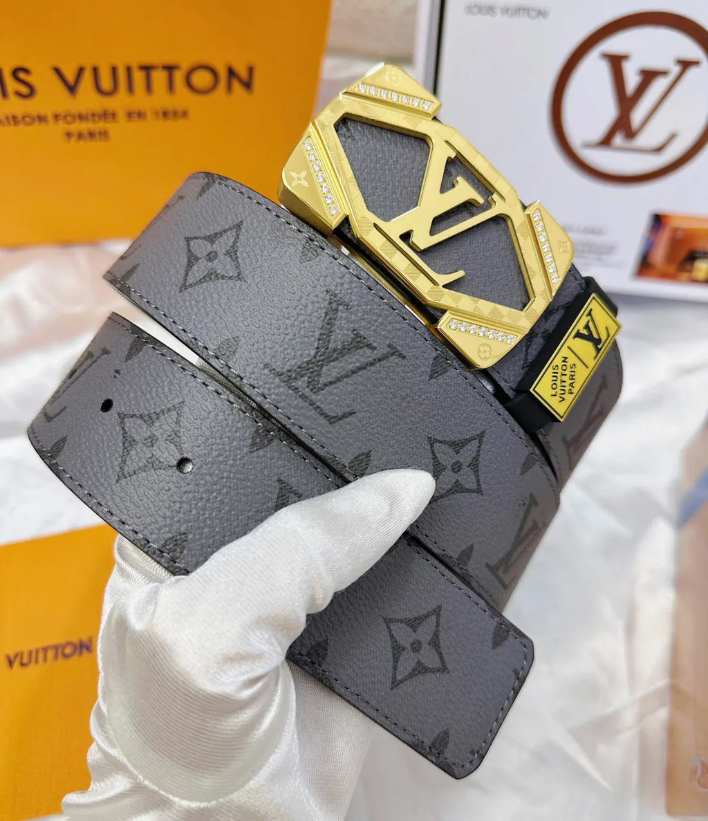Louis Vuitton Diamond Buckle Belt - Hình 2