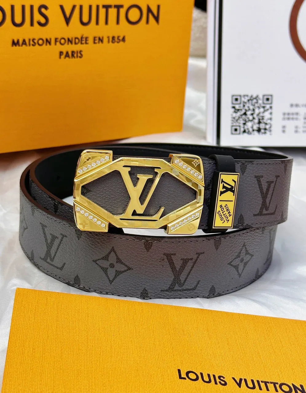 Louis Vuitton Diamond Buckle Belt - Hình 4