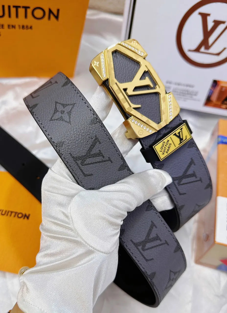 Louis Vuitton Diamond Buckle Belt - Hình 5
