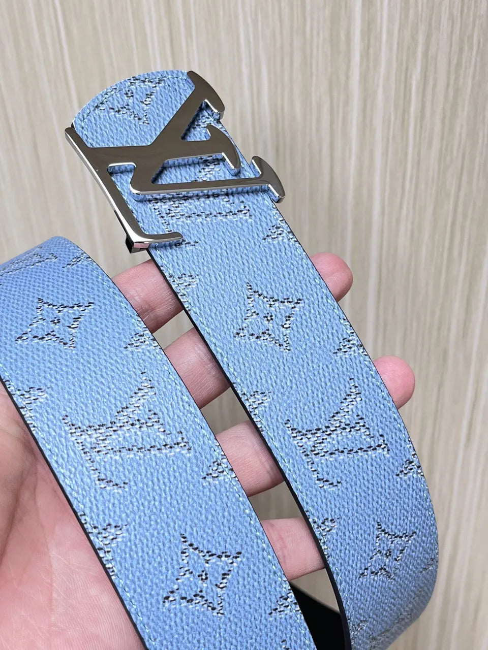Louis Vuitton Sky Blue Belt - Hình 2