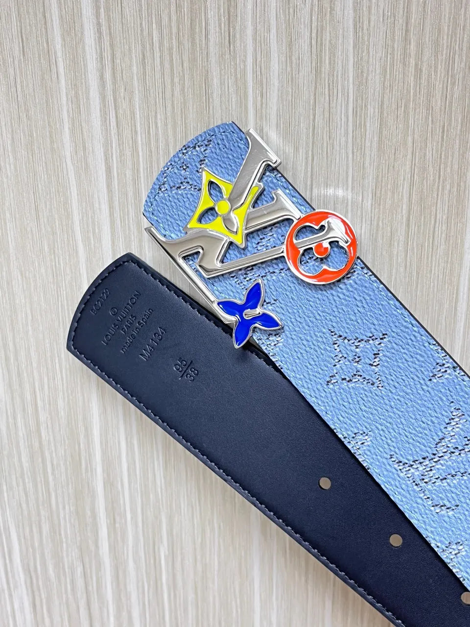 Louis Vuitton Sky Blue Belt - Hình 3