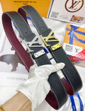 Louis Vuitton Reversible Belt black