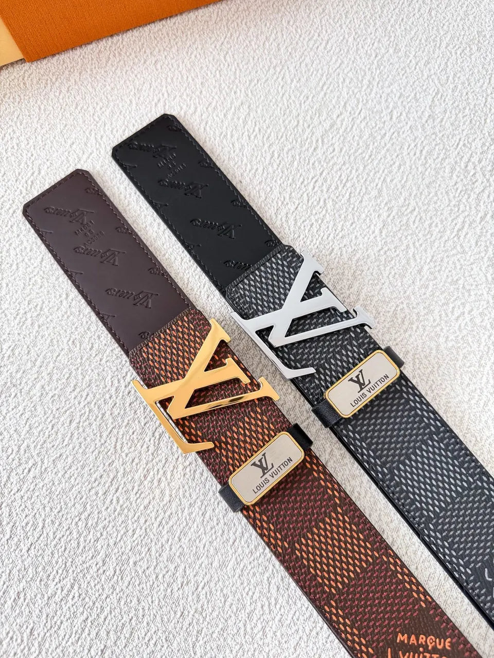 Louis Vuitton Damier Graphite Belt 3852 - Hình 9