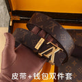 LV Monogram Belt & Wallet