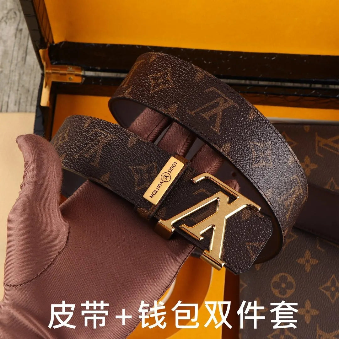 LV Monogram Belt & Wallet