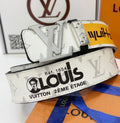 Louis Vuitton White Monogram 1854 Belt