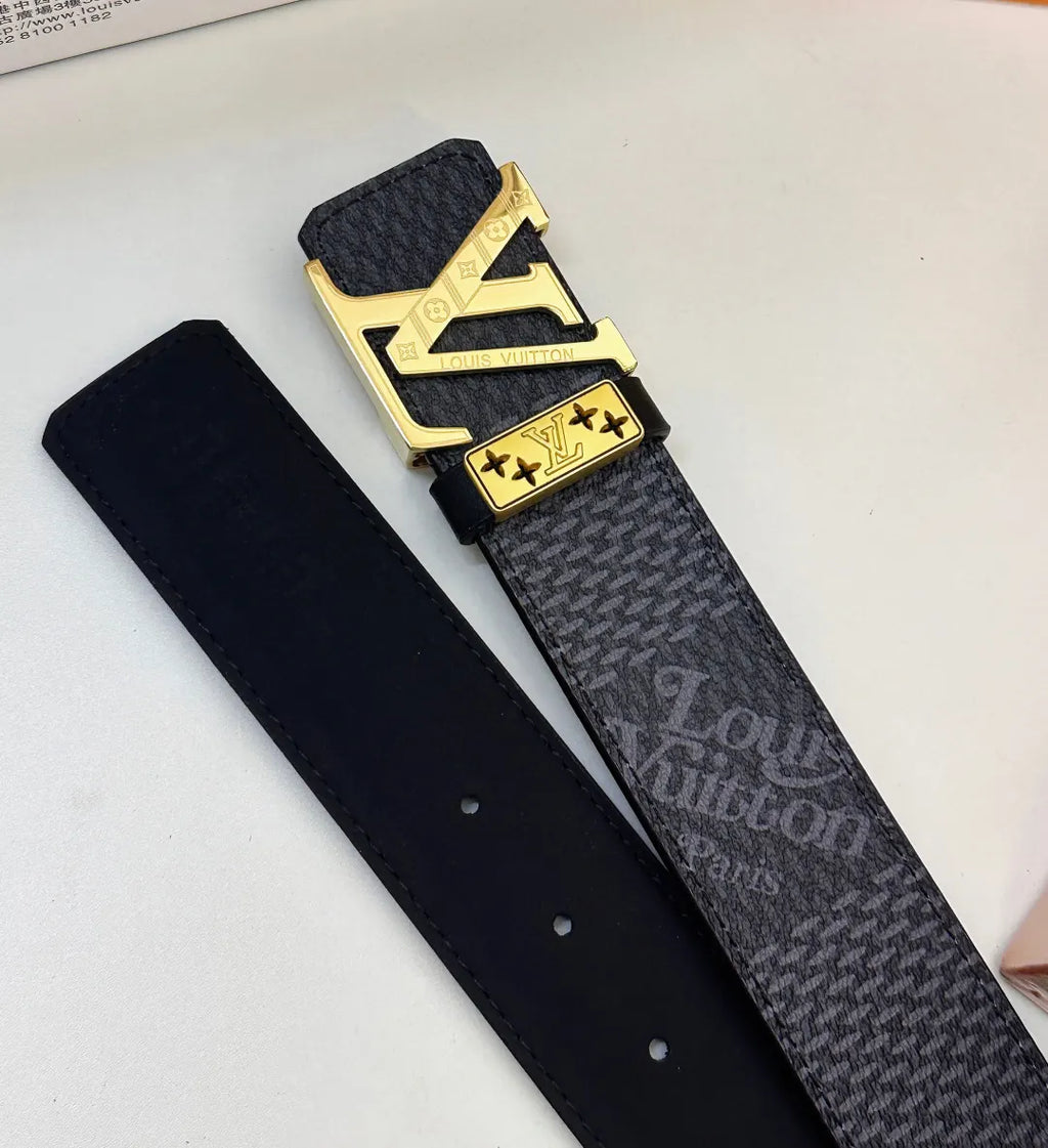 Louis Vuitton Shadow Belt black - Hình 5