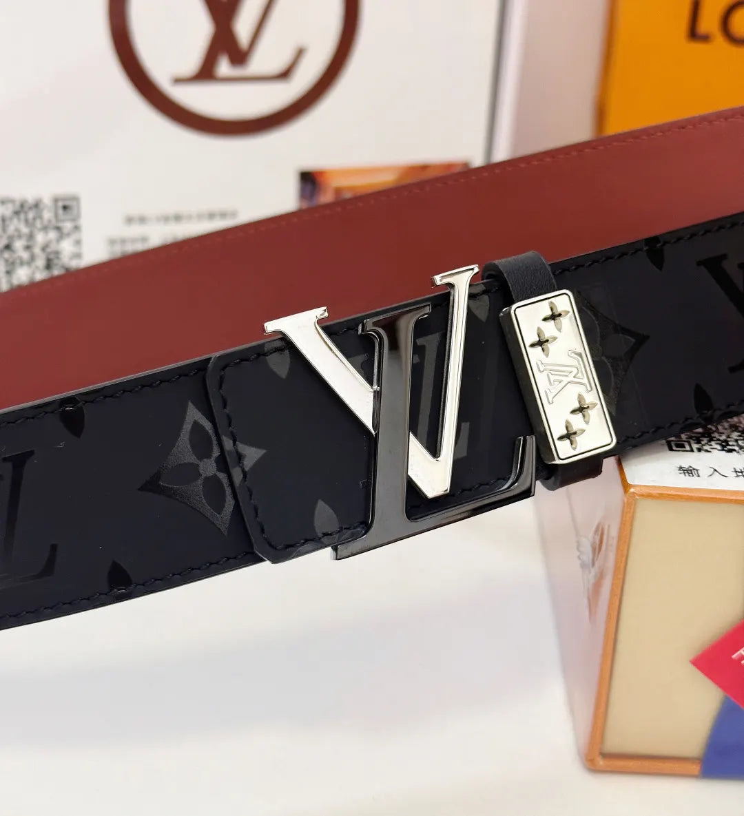 monogrammed Louis Vuitton Navy Belt - Hình 6
