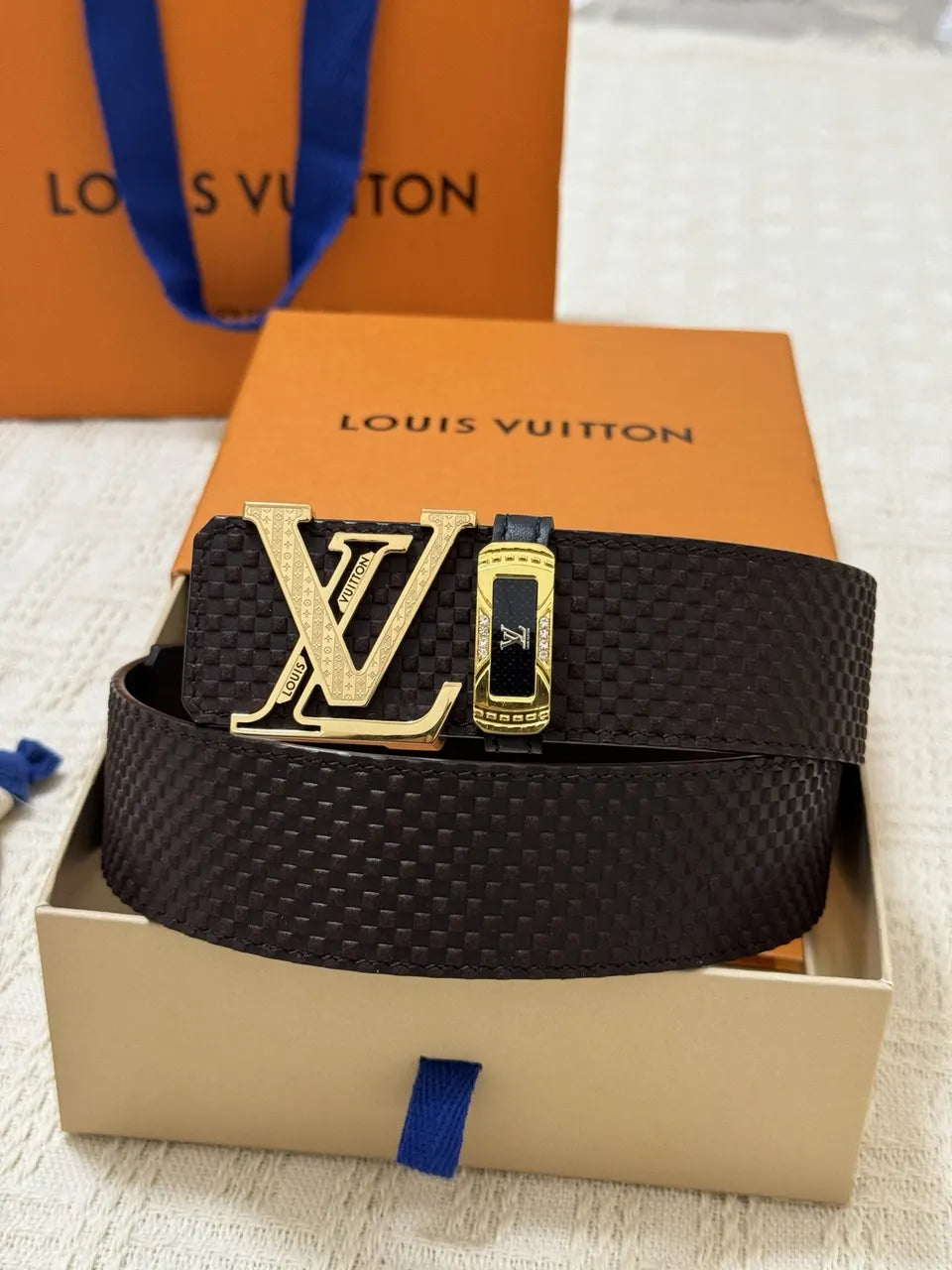 LV Damier Ebene Belt