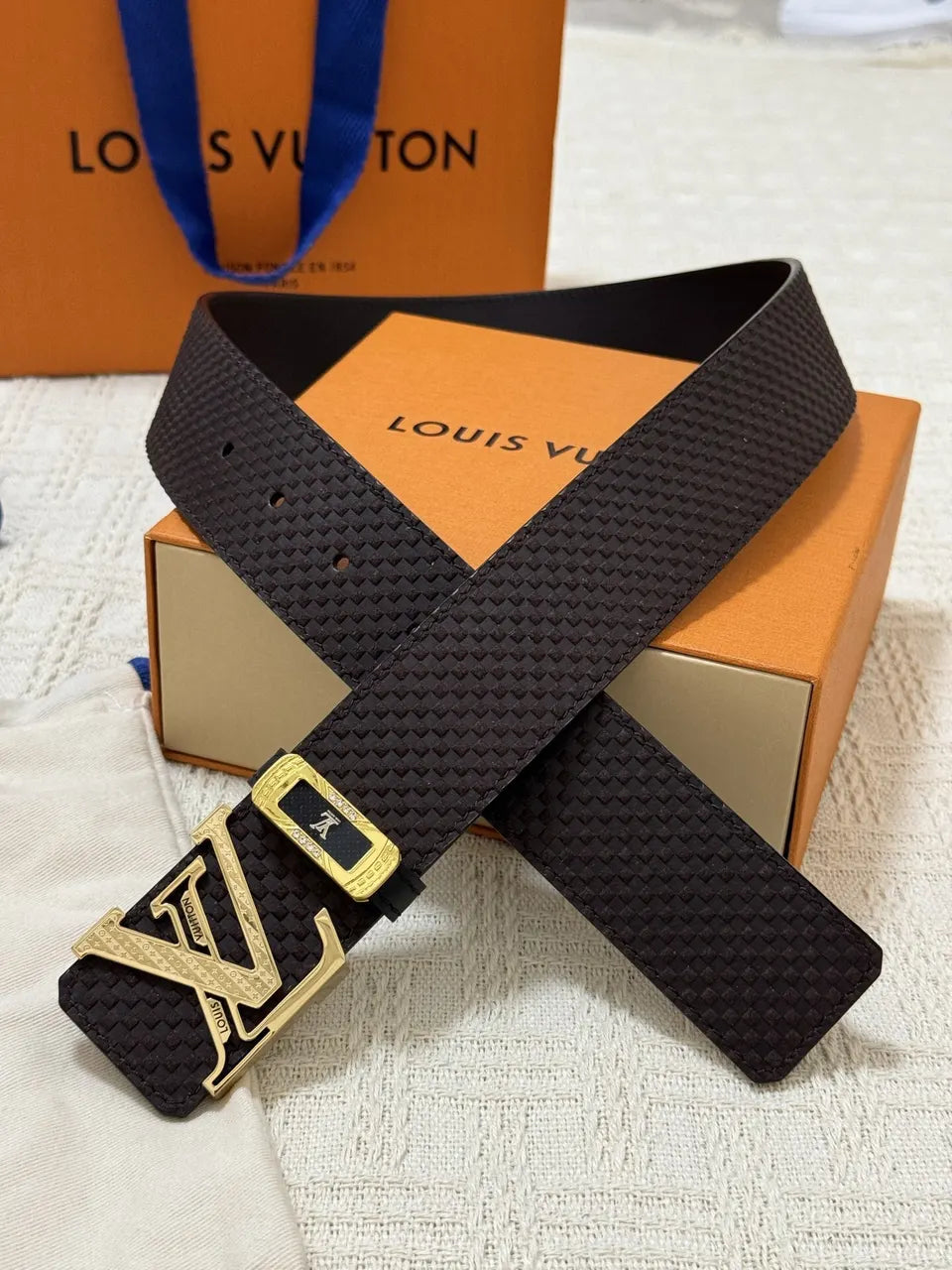 LV Damier Ebene Belt - Hình 2