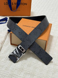 Louis Vuitton Black Monogram Shadow Belt