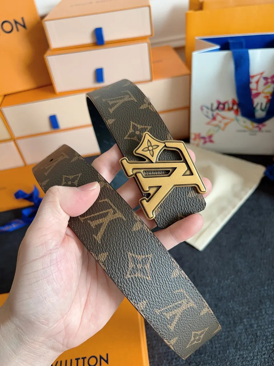 Louis Vuitton Eclipse Belt monogram - Hình 4