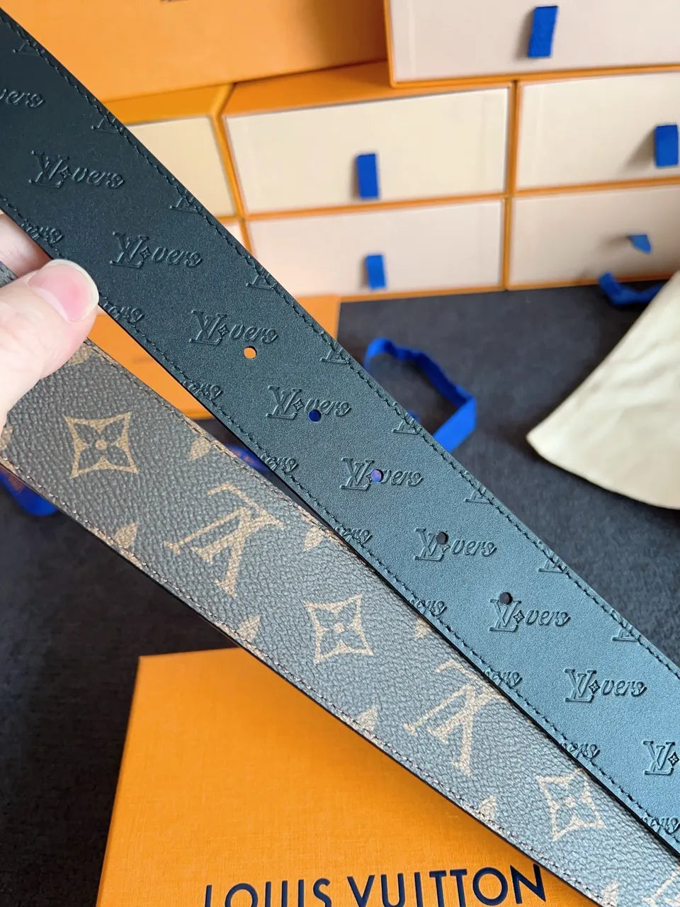 Louis Vuitton Eclipse Belt monogram - Hình 8