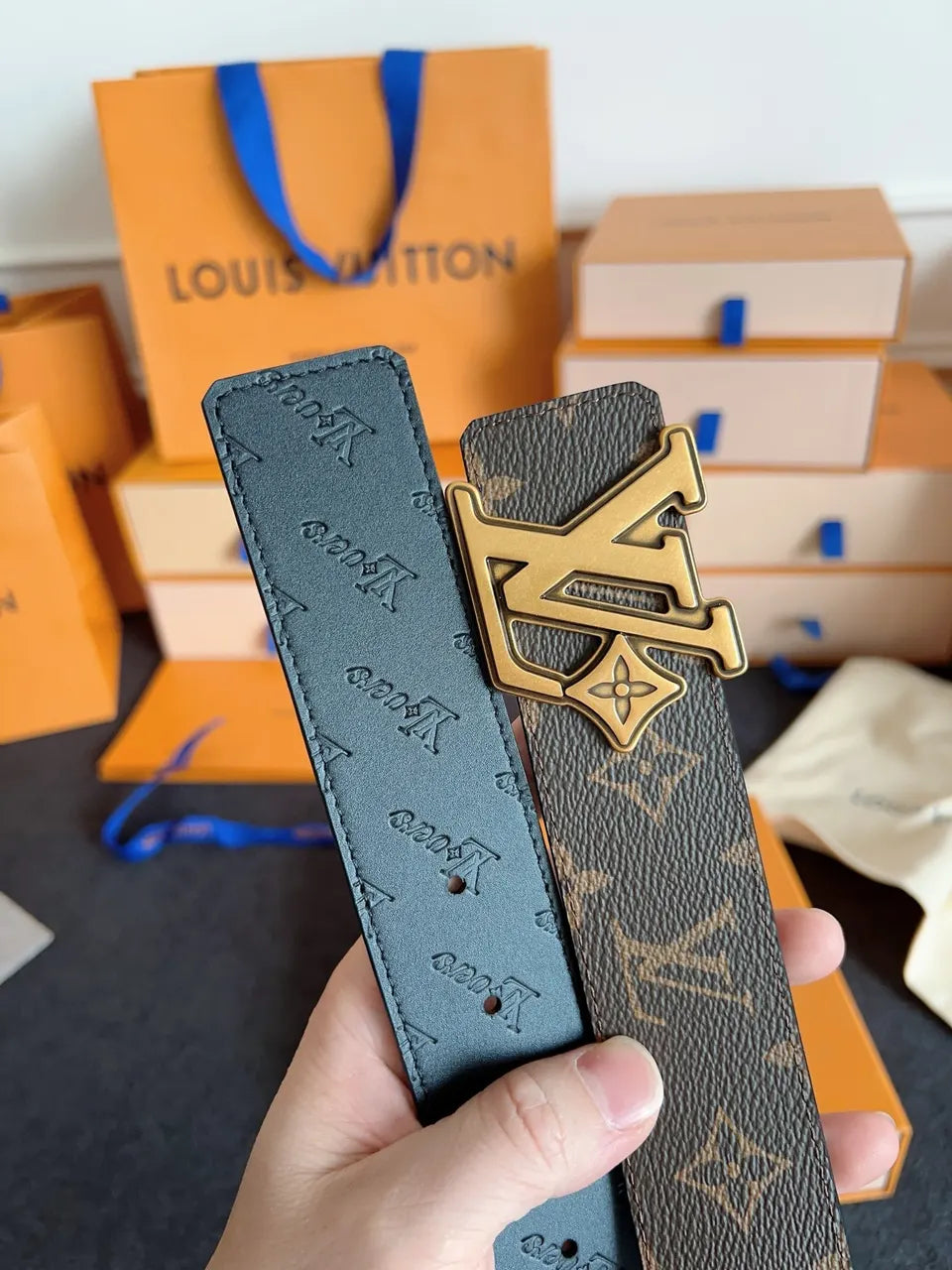 Louis Vuitton Eclipse Belt monogram - Hình 9