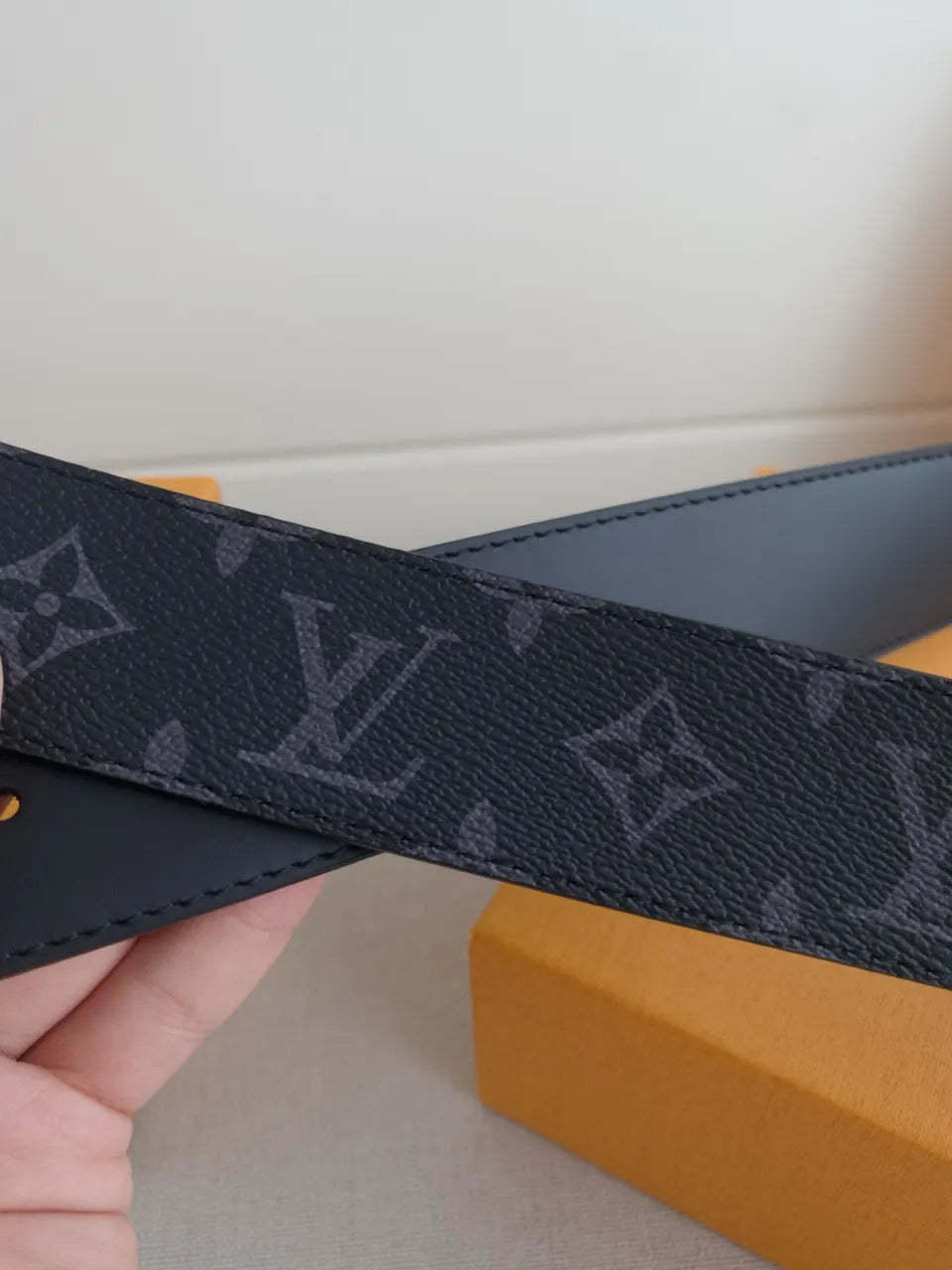 Louis Vuitton Flower Belt Black - Hình 6