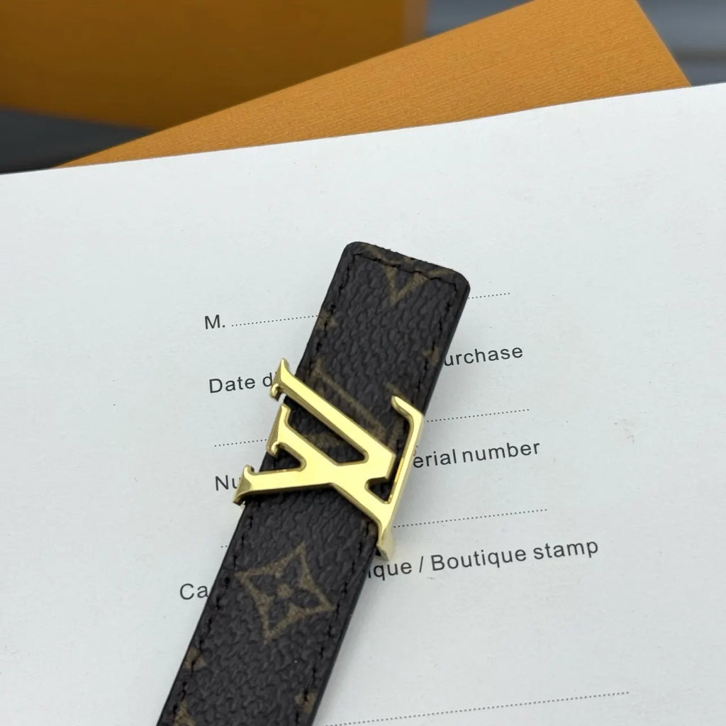 LV Monogram Canvas Belt - Hình 5