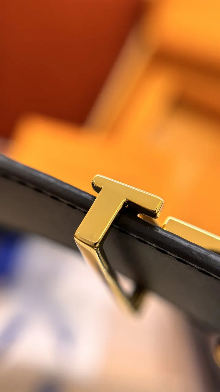 Louis Vuitton Monogram Brown Belt gold - Hình 8