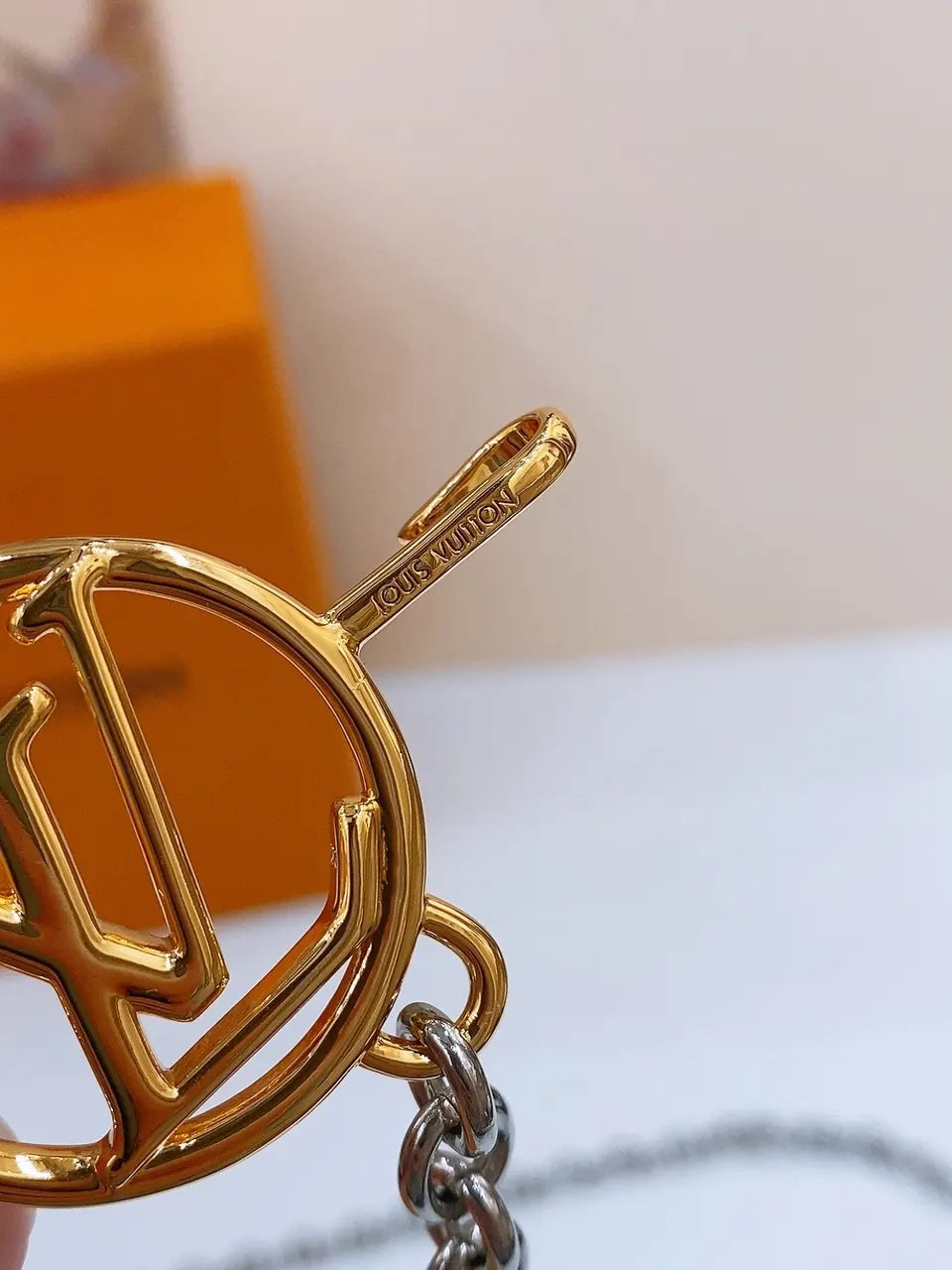 Louis Vuitton Silver Chain Belt - Hình 3