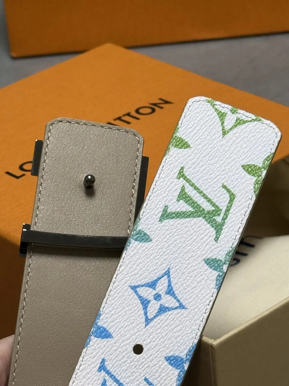 Louis Vuitton Multicolor Belt white - Hình 8
