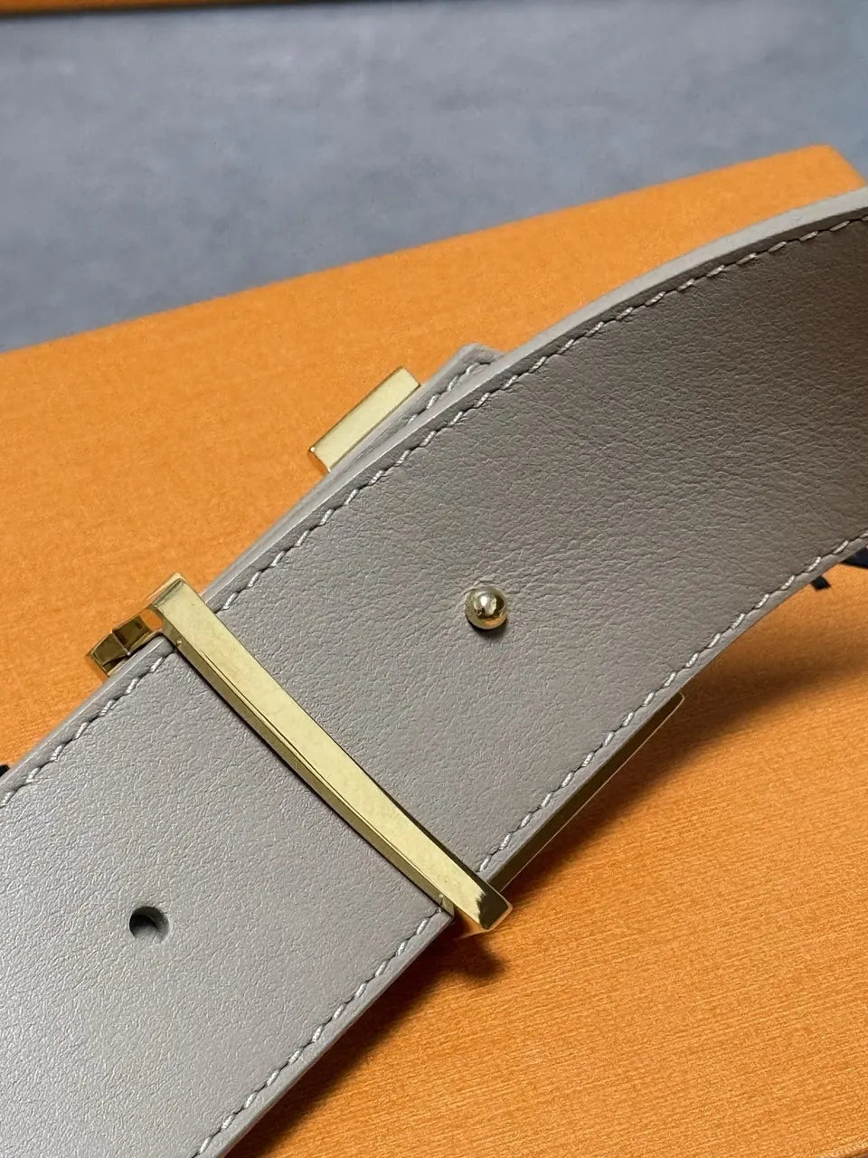 Louis Vuitton White Multicolor Monogram Belt - Hình 5
