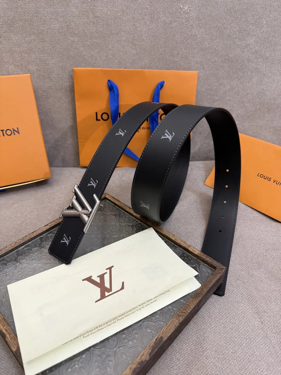 Louis Vuitton Eclipse Belt Black - Hình 3