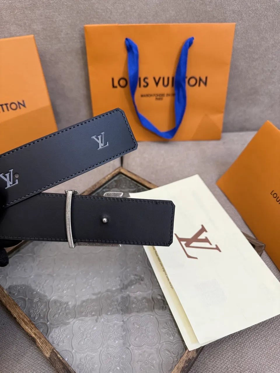 Louis Vuitton Eclipse Belt Black - Hình 5