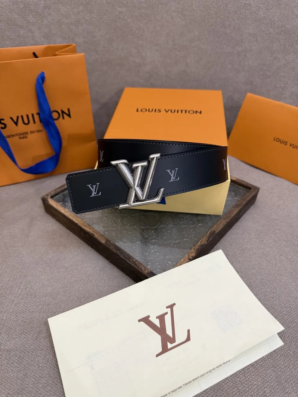 Louis Vuitton Eclipse Belt Black - Hình 6