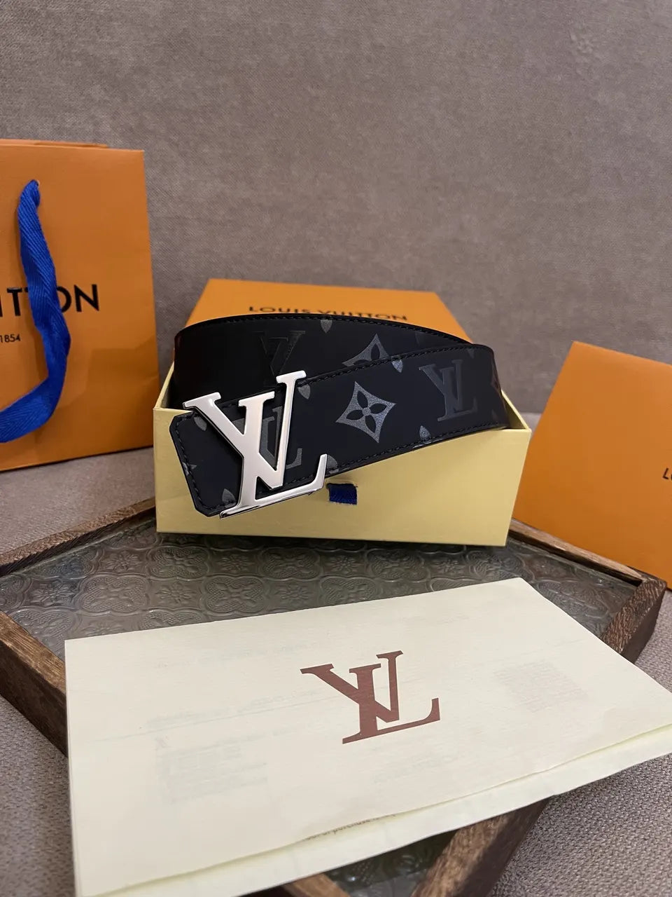 Louis Vuitton Embossed Monogram Belt - Hình 5