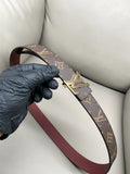 Louis Vuitton Monogram Belt reversible