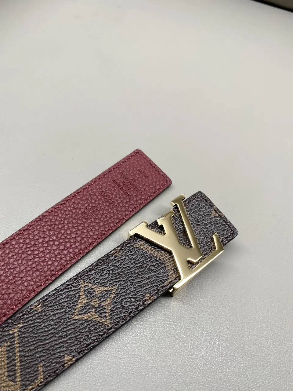 Louis Vuitton Monogram Belt reversible - Hình 5
