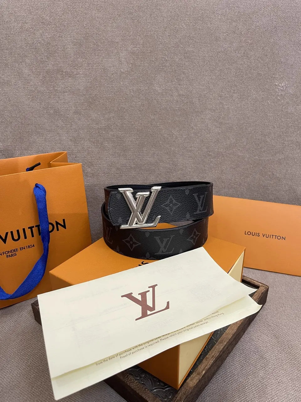 Louis Vuitton Monogram Shadow Belt