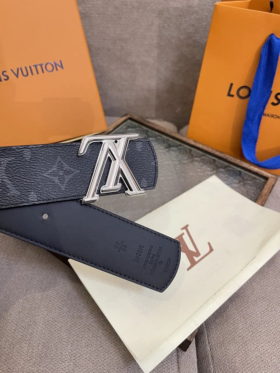 Louis Vuitton Monogram Shadow Belt - Hình 2