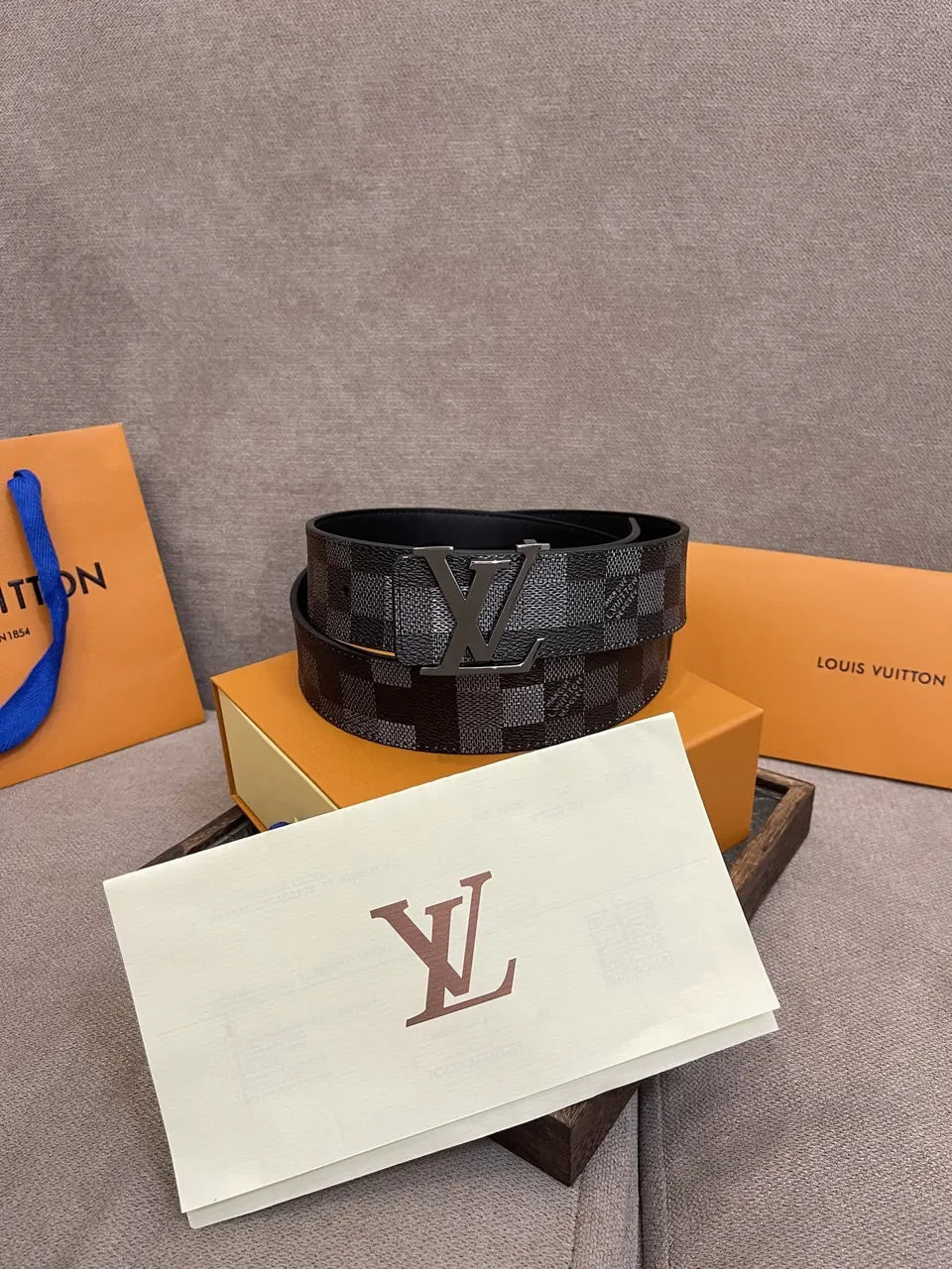 Louis Vuitton Damier Infini Belt
