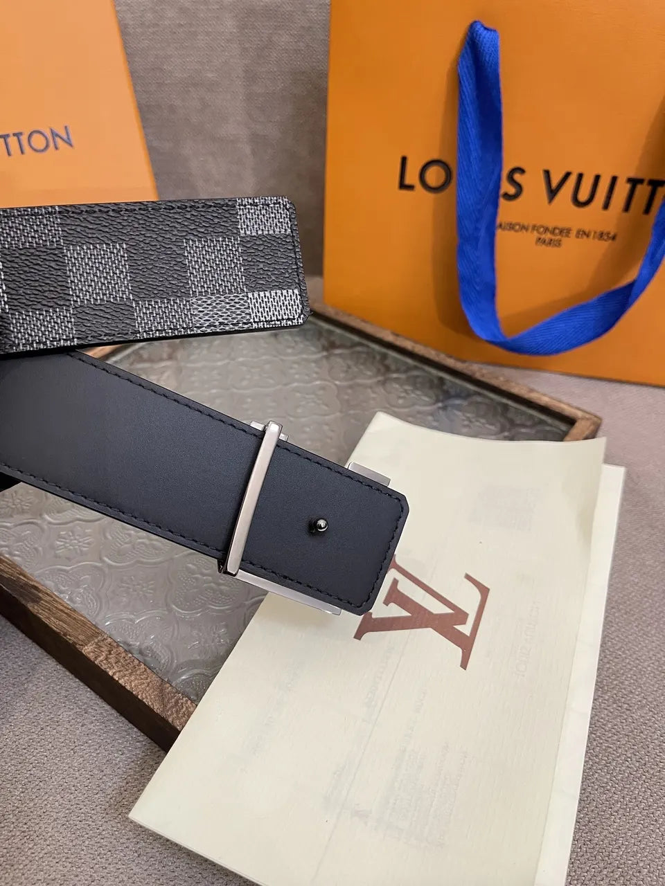 Louis Vuitton Damier Infini Belt - Hình 4
