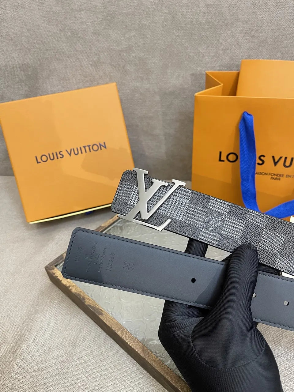 Louis Vuitton Damier Infini Belt - Hình 5