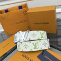 LV White Monogram Belt