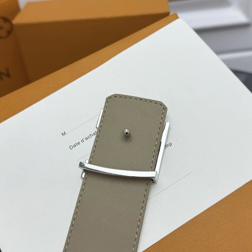 LV White Monogram Belt - Hình 8