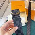 lv Louis Vuitton Damier Graphite Belt