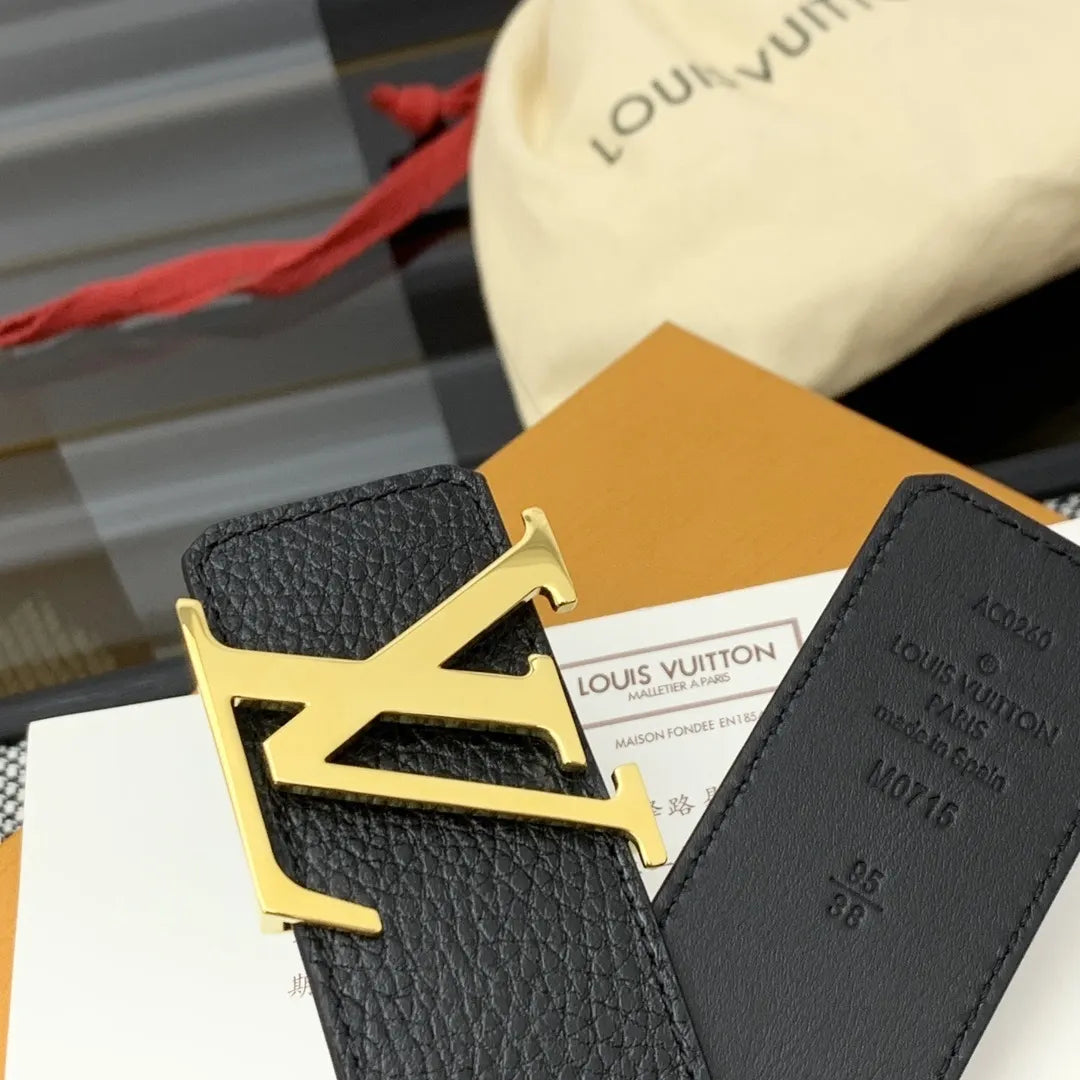 Louis Vuitton Grain Leather Belt - Hình 6